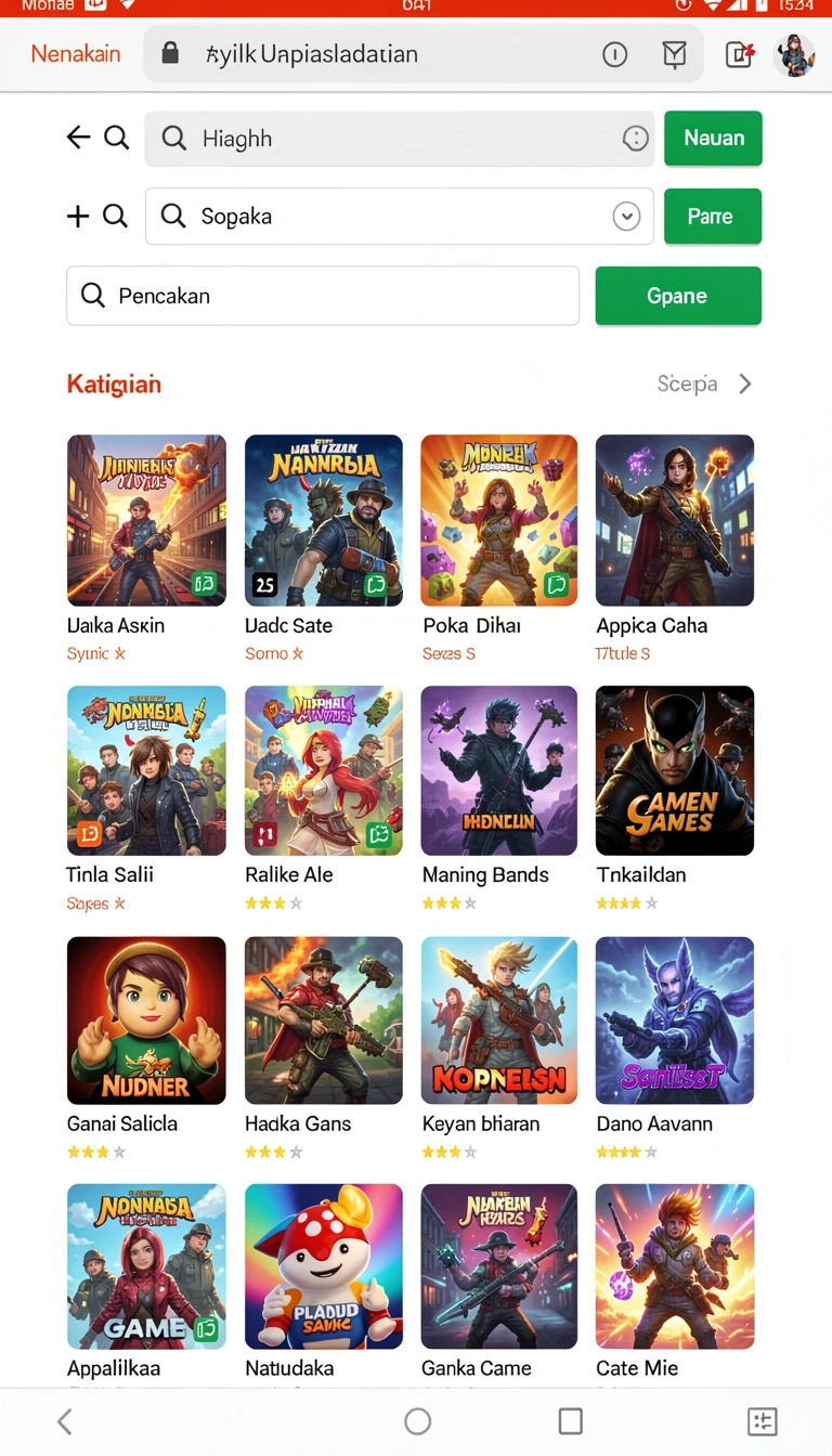 Galeri pratinjau visual dewamuda build APK resmi terbaru
